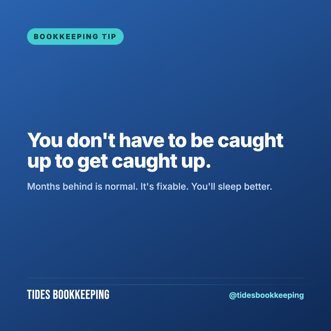 You don't have to be caught up to get caught up