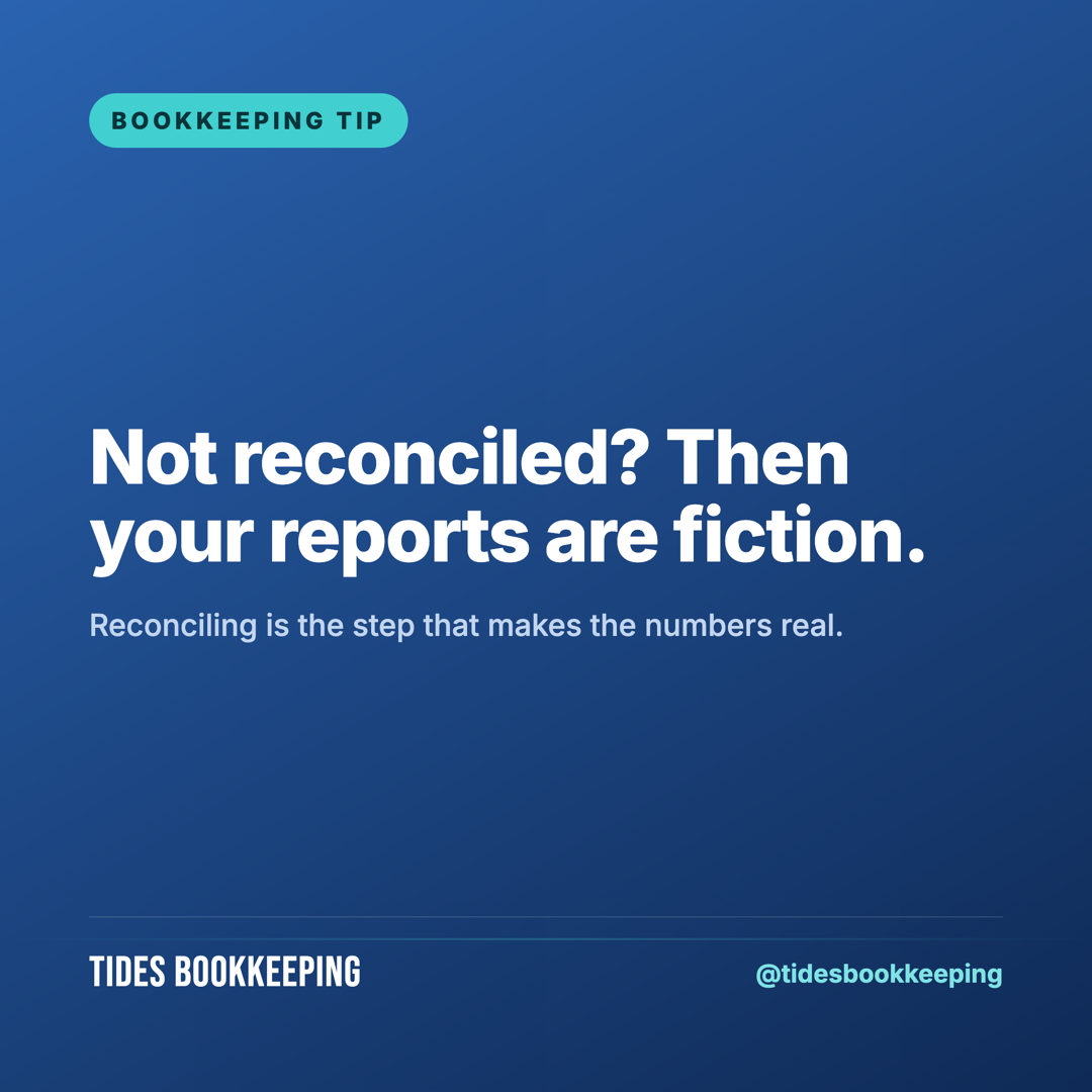 Reconciling is the whole game